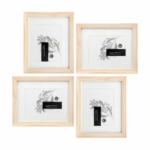 4 Piece 5 x 7" Slim Box Frame Gallery Wall Set